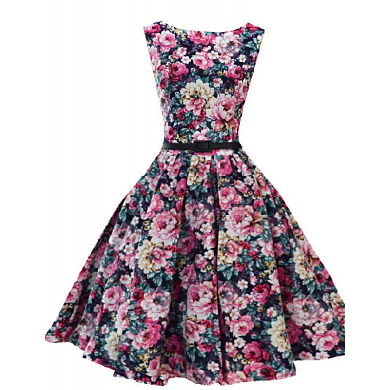 ACGCUL Women's Vintage 1950's Prom Retro Rockabill...