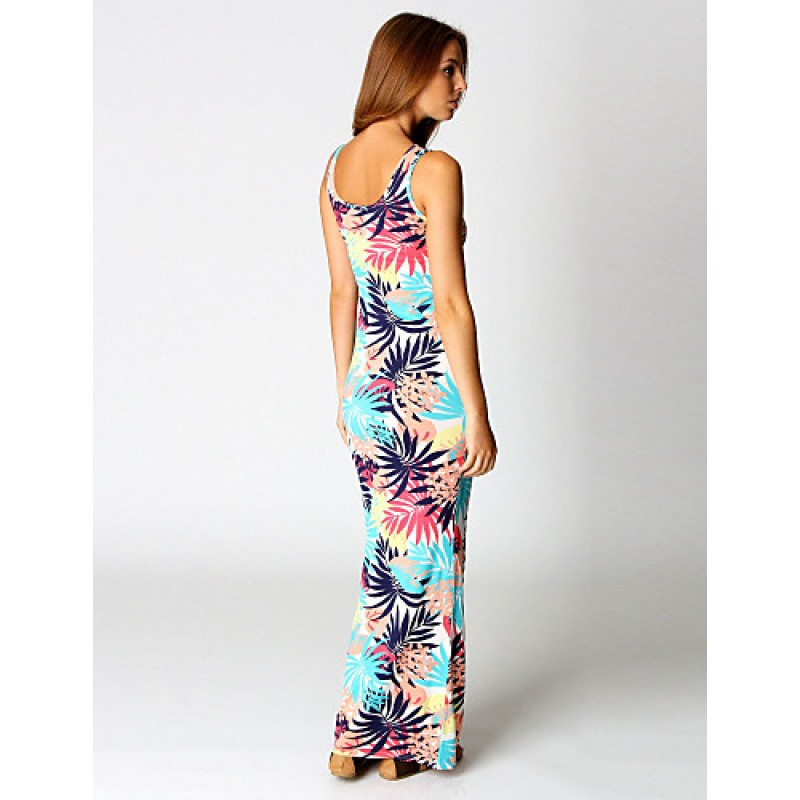 ACGCUL Women's Sexy/Bodycon/Beach/Casual/Print Sleeveless Maxi Dress