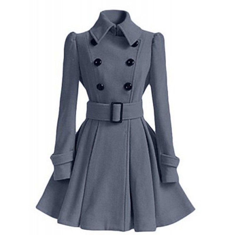 ACGCUL Women's Casual/Daily Vintage / Simple Coat,...