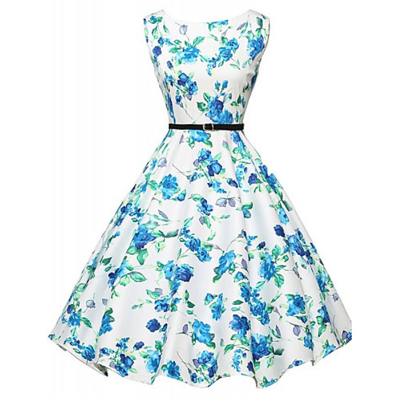 ACGCUL Women's Sexy / Vintage Floral A Line / Skat...