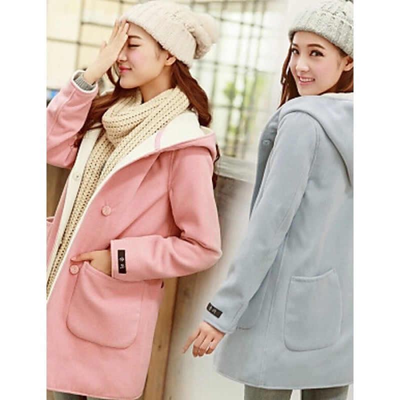 ACGCUL Winter Women's Solid Color Multi-color Coat...