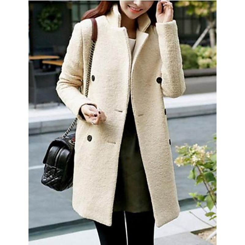 ACGCUL Women's Plus Size Coat,Solid Long Sleeve Wi...