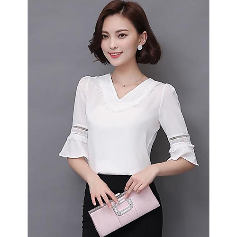 ACGCUL Women's Going out Street chic Fall Blouse,S...