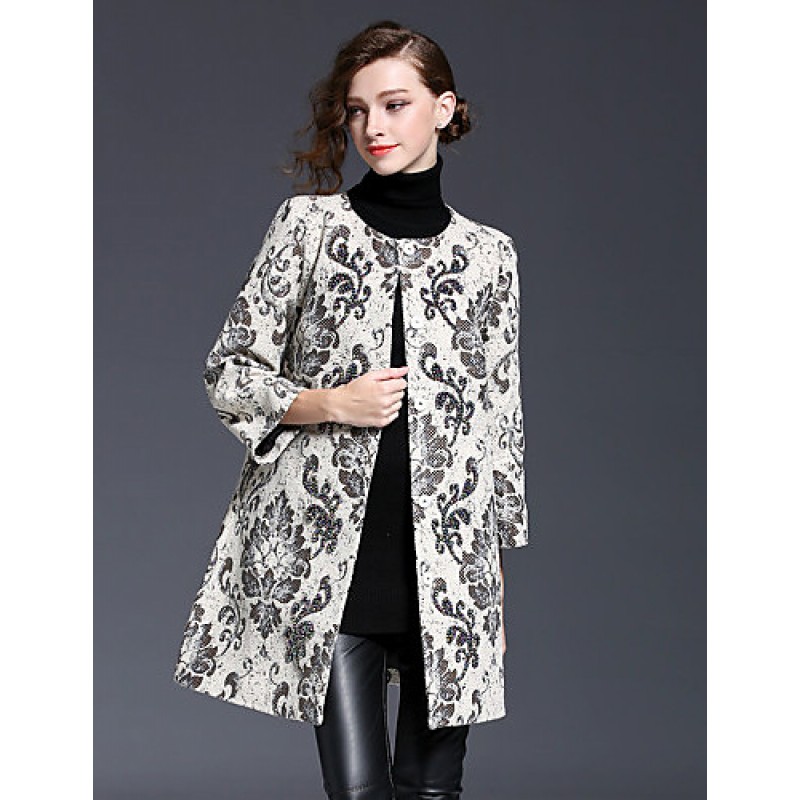 ACGCUL Women's Going out Sophisticated CoatFloral ...